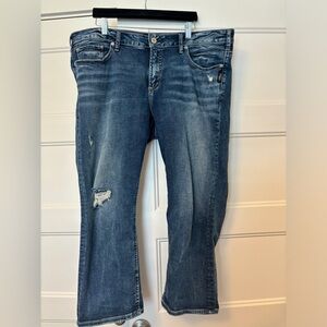 Gently used. Size 18 Silver Jeans